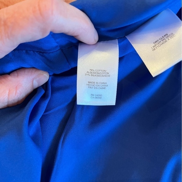 Jones New York Vibrant Blue Sleeveless Midi Dress - Picture 13 of 14